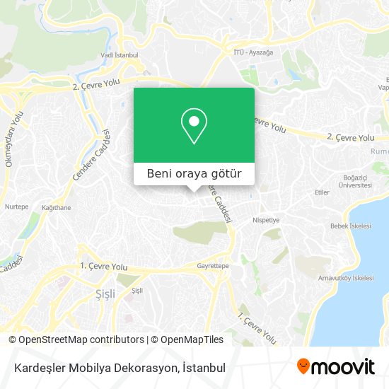 Kardeşler Mobilya Dekorasyon harita