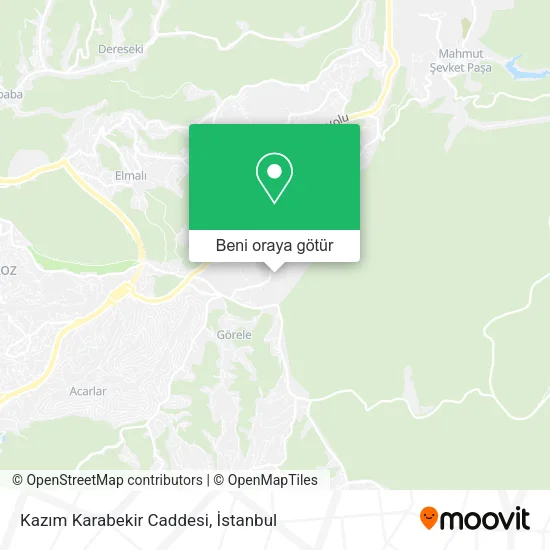 Kazım Karabekir Caddesi harita