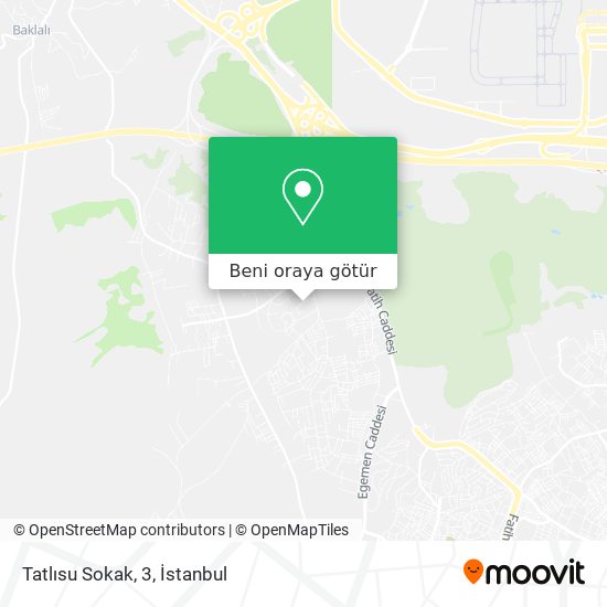 Tatlısu Sokak, 3 harita