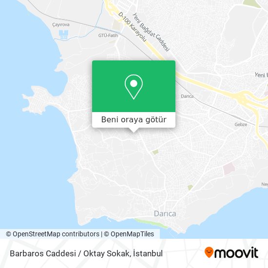 Barbaros Caddesi / Oktay Sokak harita