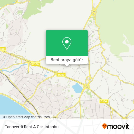 Tanrıverdi Rent A Car harita