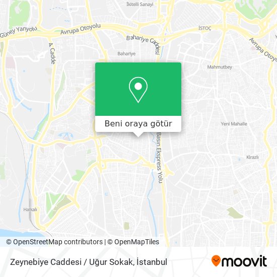 Zeynebiye Caddesi / Uğur Sokak harita