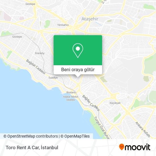 Toro Rent A Car harita