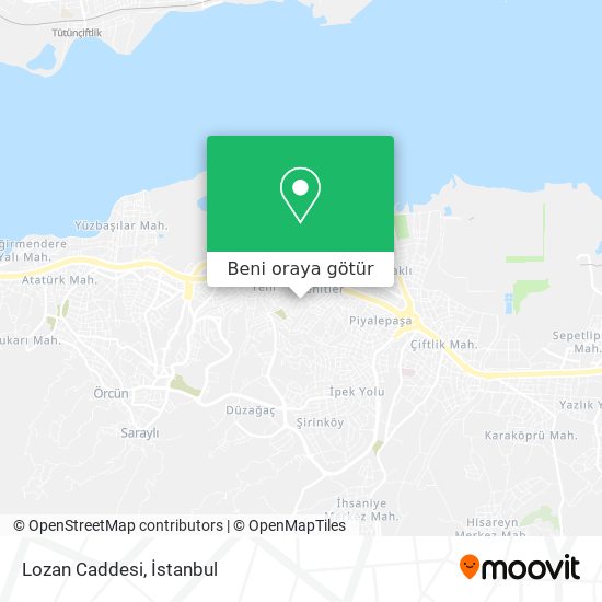 Lozan Caddesi harita