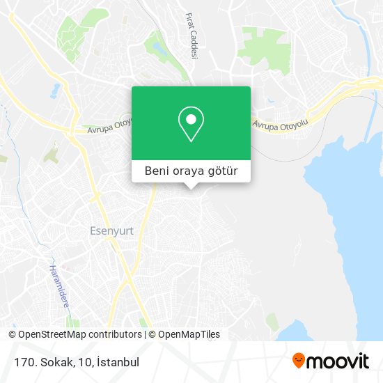 170. Sokak, 10 harita