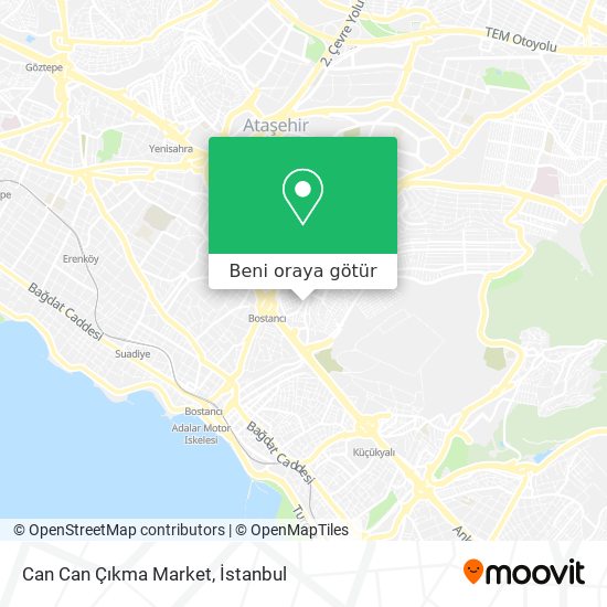 Can Can Çıkma Market harita