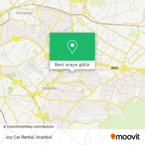 Joy Car Rental harita