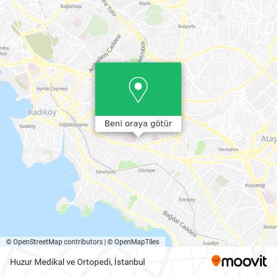 Huzur Medikal ve Ortopedi harita