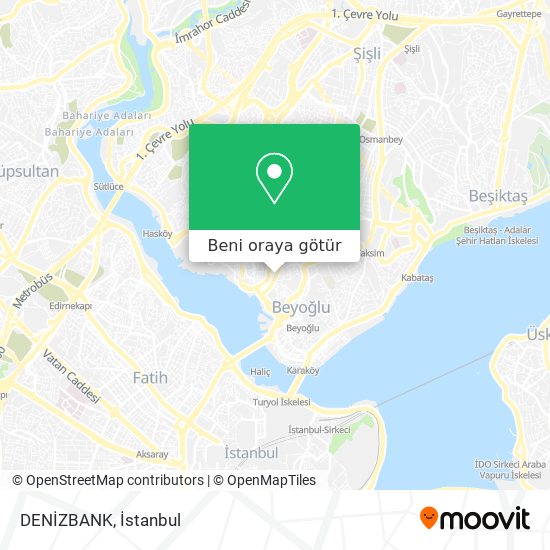 DENİZBANK harita