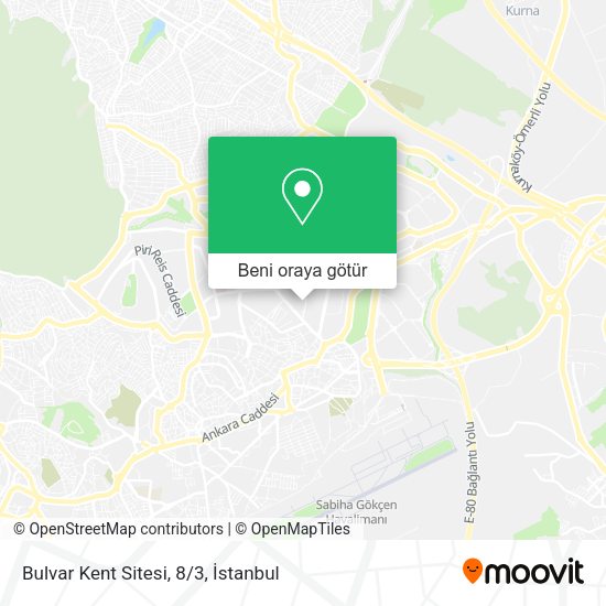 Bulvar Kent Sitesi, 8/3 harita