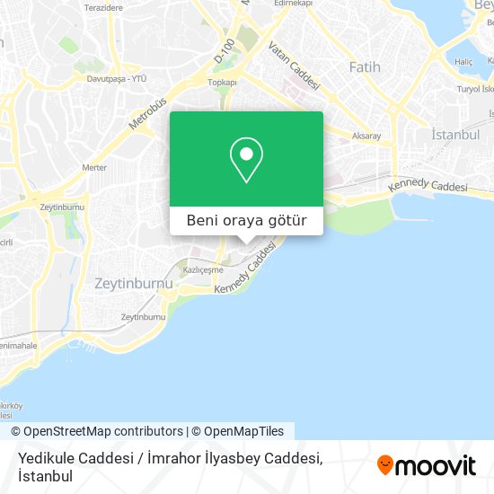 Yedikule Caddesi / İmrahor İlyasbey Caddesi harita