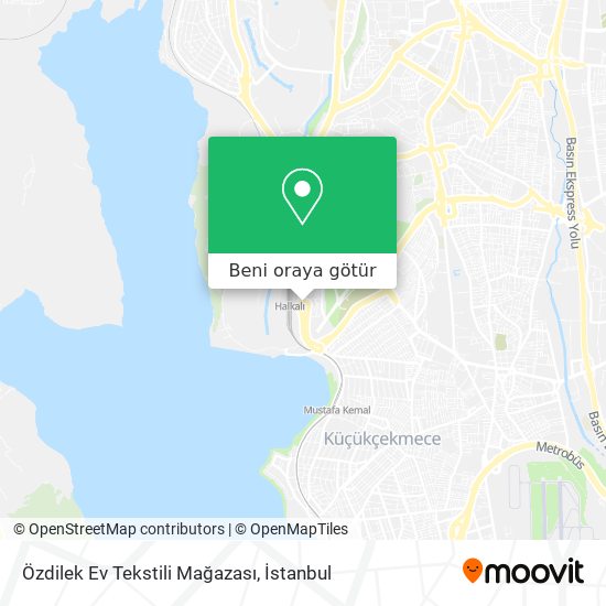 Özdilek Ev Tekstili Mağazası harita