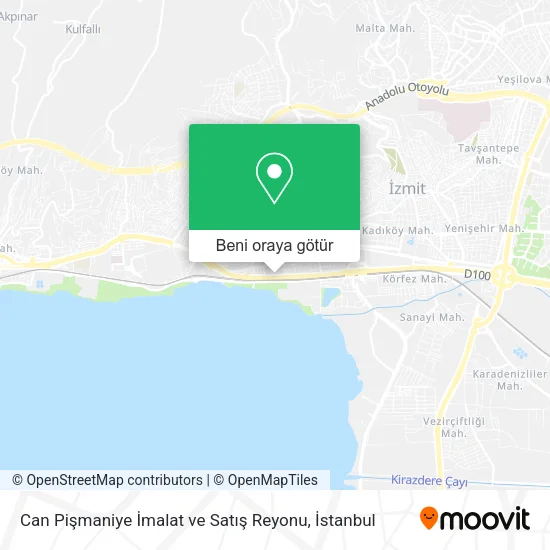 Can Pişmaniye İmalat ve Satış Reyonu harita