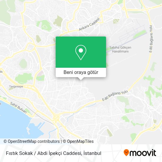 Fıstık Sokak / Abdi İpekçi Caddesi harita