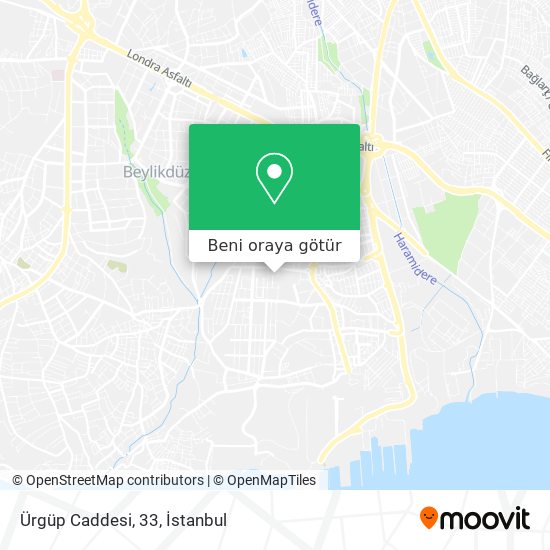 Ürgüp Caddesi, 33 harita