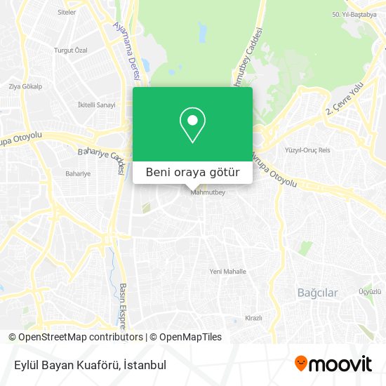 Eylül Bayan Kuaförü harita