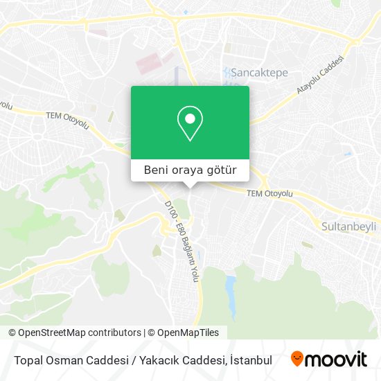 Topal Osman Caddesi / Yakacık Caddesi harita