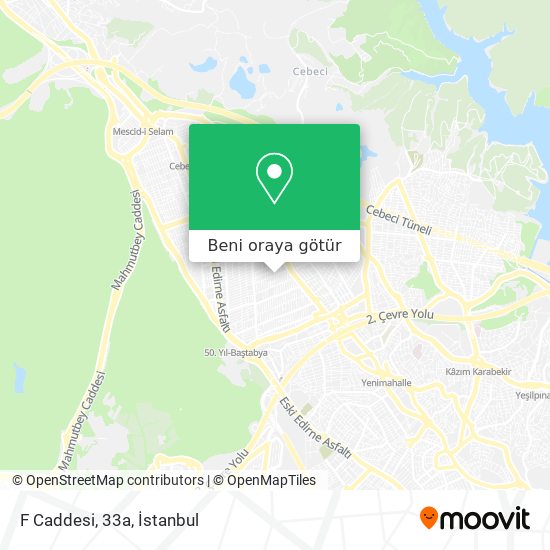 F Caddesi, 33a harita