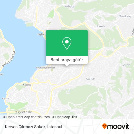 Kervan Çıkmazı Sokak harita