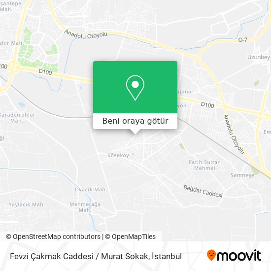 Fevzi Çakmak Caddesi / Murat Sokak harita
