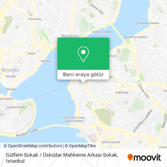 Gülfem Sokak / Üsküdar Mahkeme Arkası Sokak harita