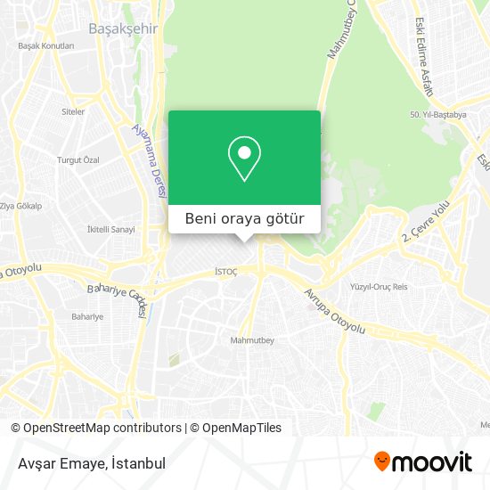 Avşar Emaye harita