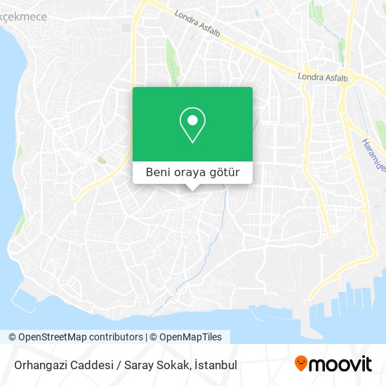 Orhangazi Caddesi / Saray Sokak harita