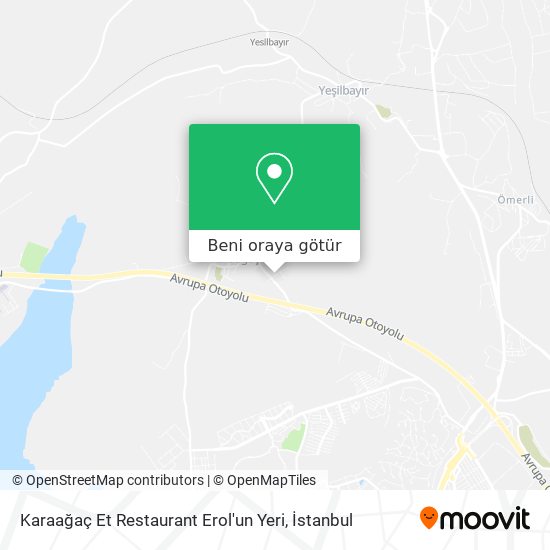 Karaağaç Et Restaurant Erol'un Yeri harita