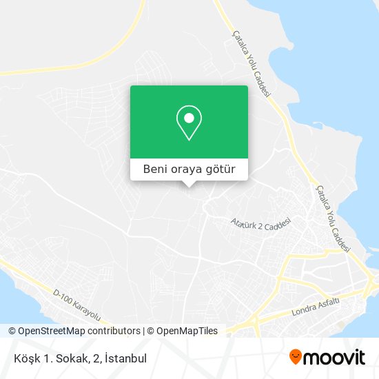 Köşk 1. Sokak, 2 harita