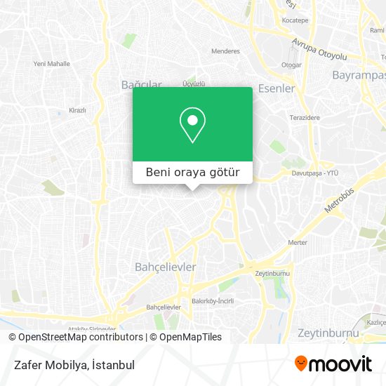Zafer Mobilya harita