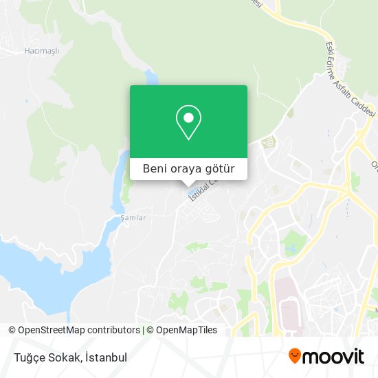 Tuğçe Sokak harita