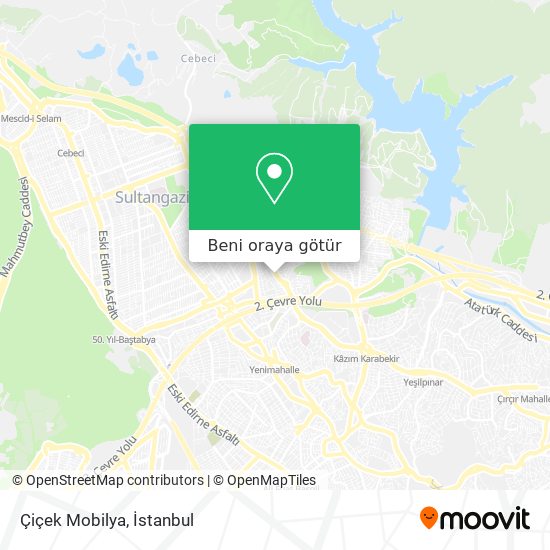 Çiçek Mobilya harita