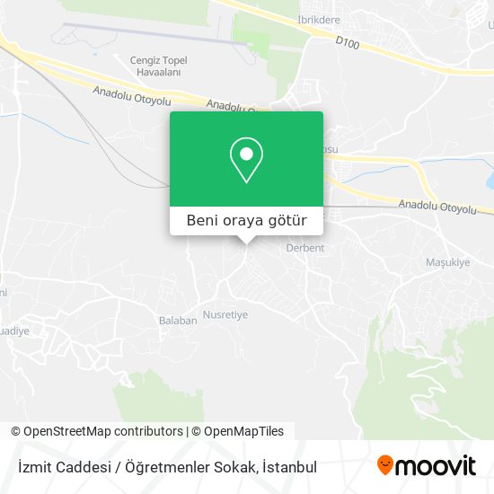 İzmit Caddesi / Öğretmenler Sokak harita