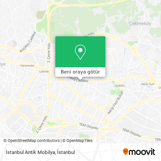 İstanbul Antik Mobilya harita