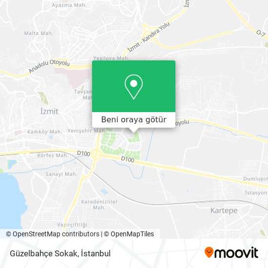 Güzelbahçe Sokak harita