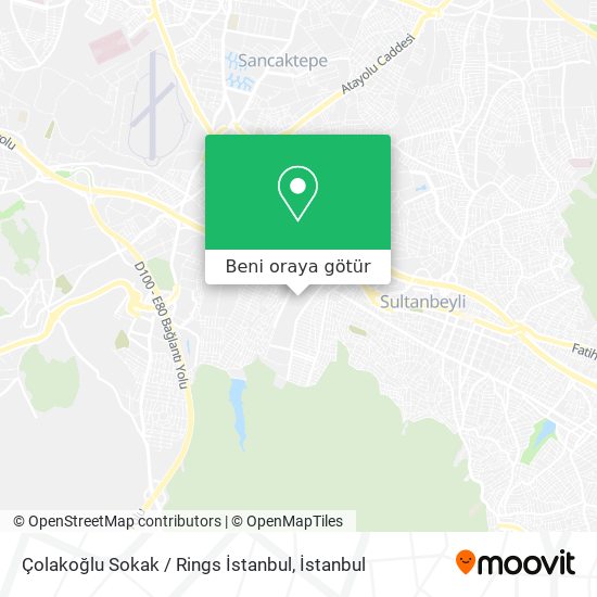 Çolakoğlu Sokak / Rings İstanbul harita