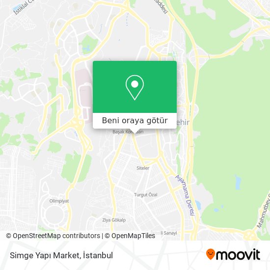 Simge Yapı Market harita