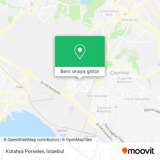 Kütahya Porselen harita