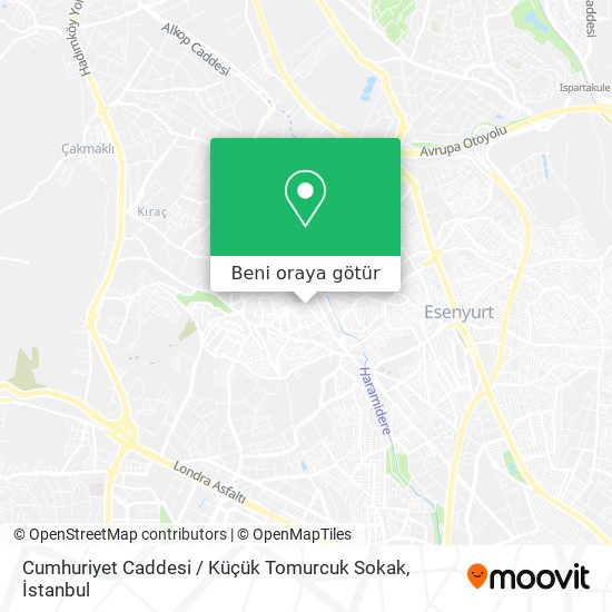 Cumhuriyet Caddesi / Küçük Tomurcuk Sokak harita