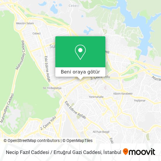 Necip Fazıl Caddesi / Ertuğrul Gazi Caddesi harita