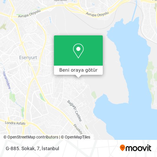 G-885. Sokak, 7 harita