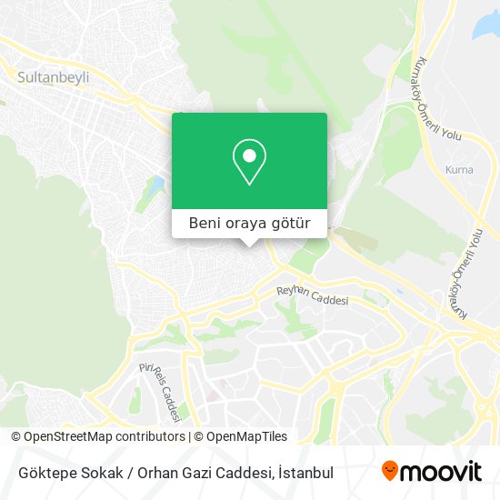 Göktepe Sokak / Orhan Gazi Caddesi harita