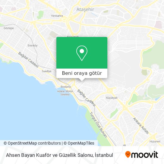 Ahsen Bayan Kuaför ve Güzellik Salonu harita