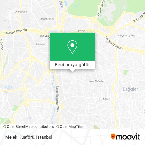 Melek Kuaförü harita