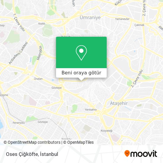 Oses Çiğköfte harita