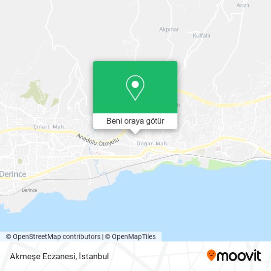 Akmeşe Eczanesi harita