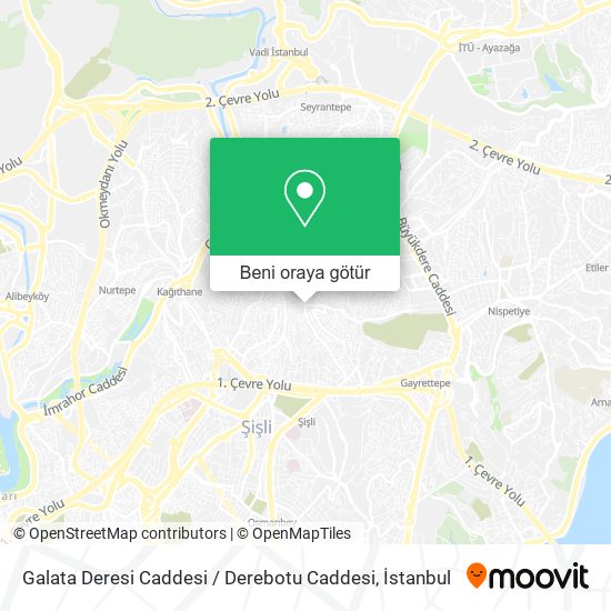 Galata Deresi Caddesi / Derebotu Caddesi harita
