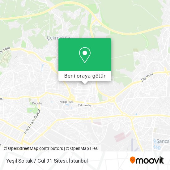 Yeşil Sokak / Gül 91 Sitesi harita
