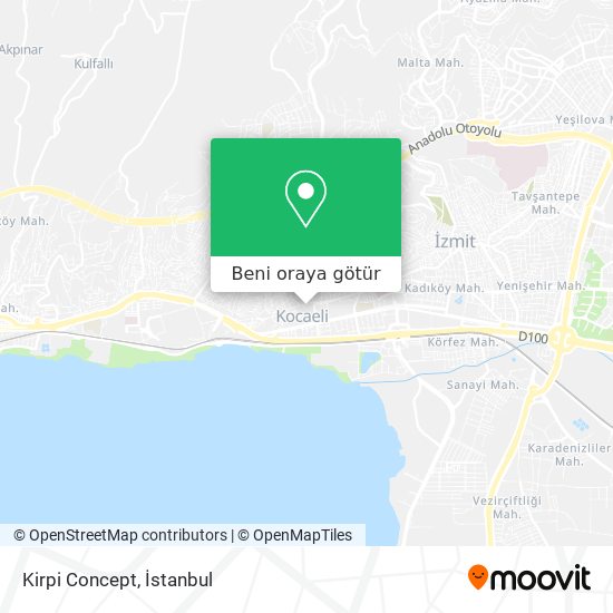 Kirpi Concept harita