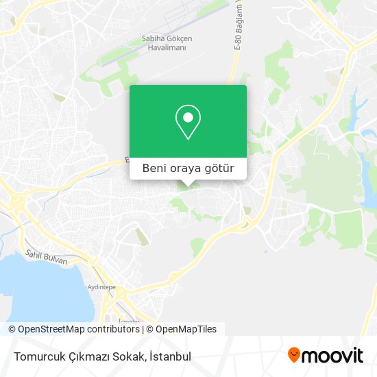 Tomurcuk Çıkmazı Sokak harita
